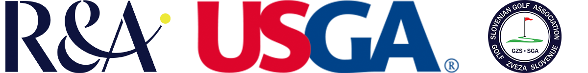 R&A USGA in GZS logotipi